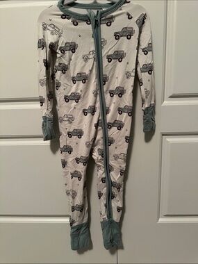 Caden Lane bronco zipper jammies